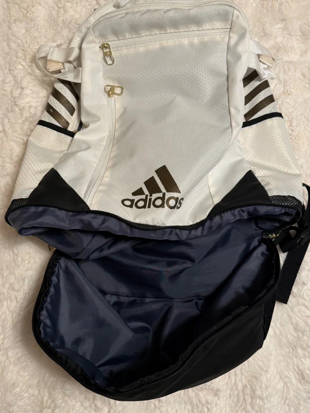 Adidas Sports Ball  backpack  Cream, Black  Sport Backpack XL